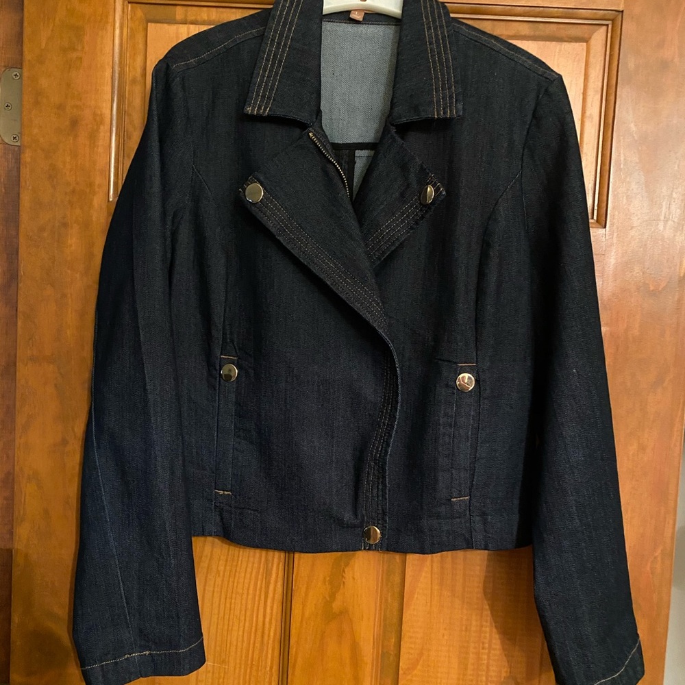 Ellen Tracy Denim Jean Jacket